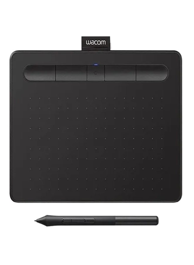 Wacom - Intuos Small Wireless CTL-4100WLK Tablet With Battery And Free Stylus Pen Black - Image 1