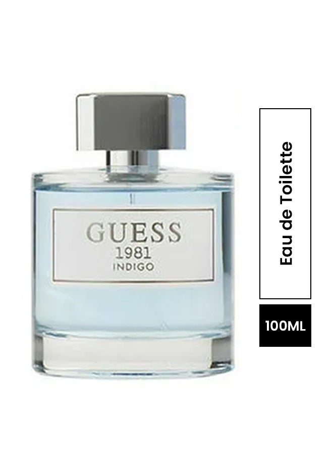 GUESS 1981 Indigo By Guess Edt Spray 100ml - Image 1