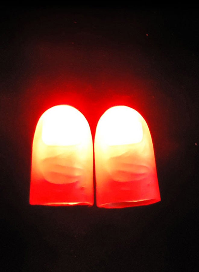 2-Piece Led Light Thumb Finger Magic Prop High Quality Durable Sturdy For Fun - Image 5