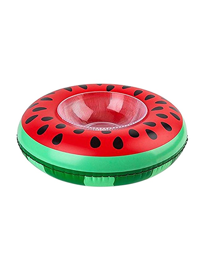 null - Inflatable Swimming Pool Portable Multicolour Cup Holder With Watermelon Design 5x5x2cm - Image 1