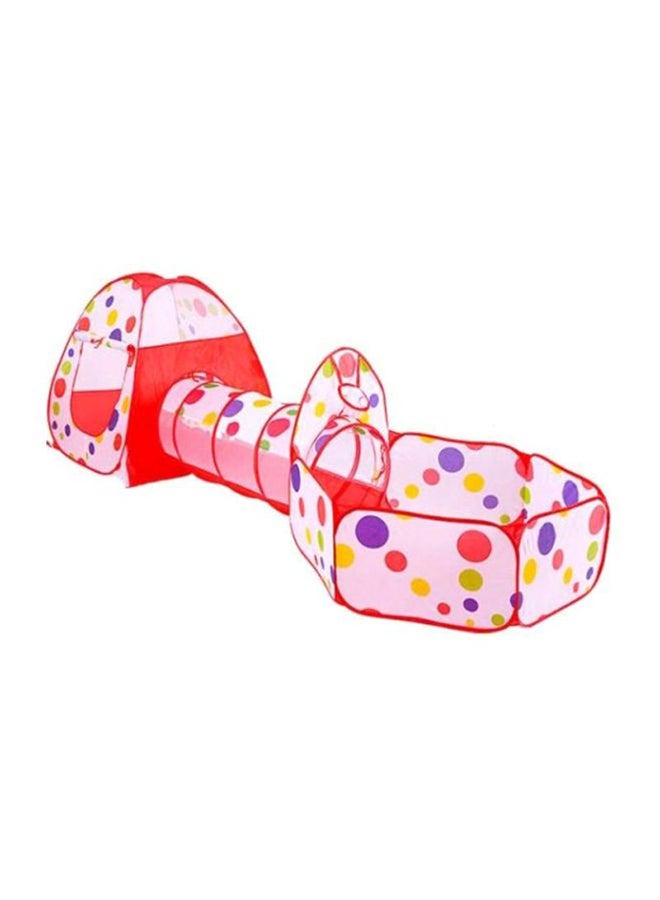 3-Piece 3 In 1 Crawling Indoor Outdoor Fun Tunnel Tent Play House Set For Kids  - Image 1