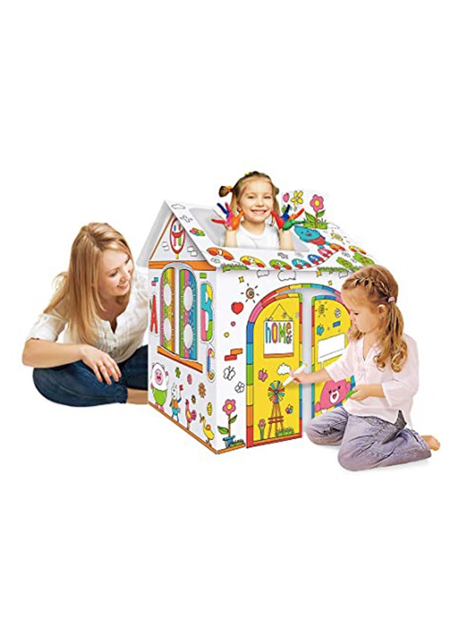 Assemble Colouring Play House With Markers  - Image 4