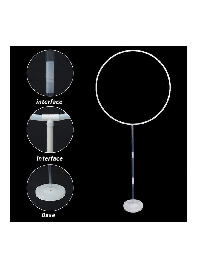 Party Time - Circle Balloon Arch Frame Stand 160x70cm - Image 1