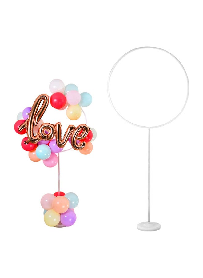 Party Time - Circle Balloon Arch Frame Stand 160x70cm - Image 1