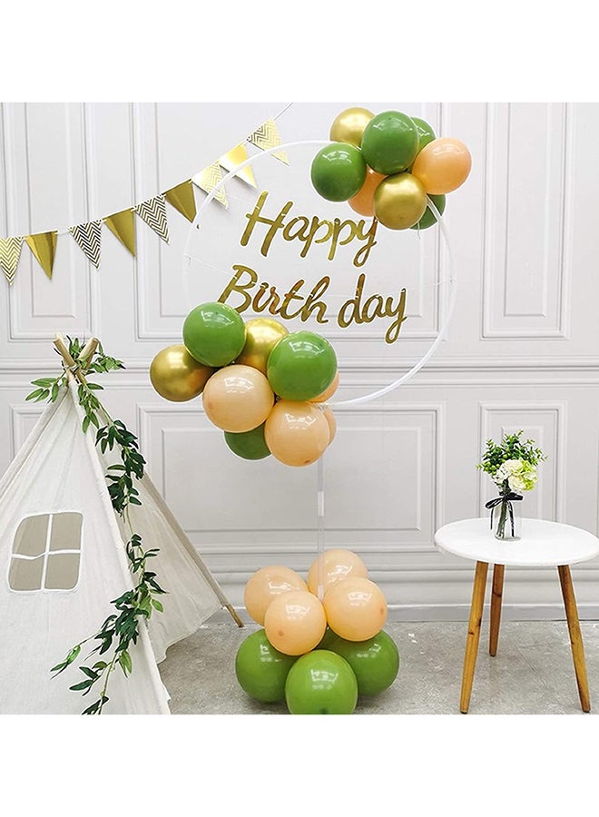 Party Time - Circle Balloon Arch Frame Stand 160x70cm - Image 1