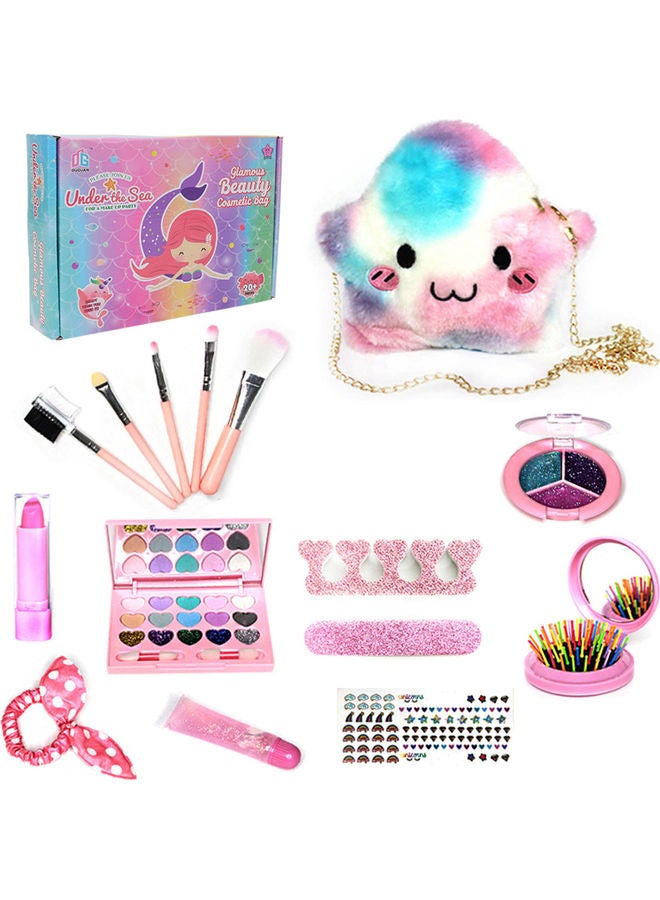 20PCS Make Up Box Nontoxic Cosmetics Kit Toys - Image 4