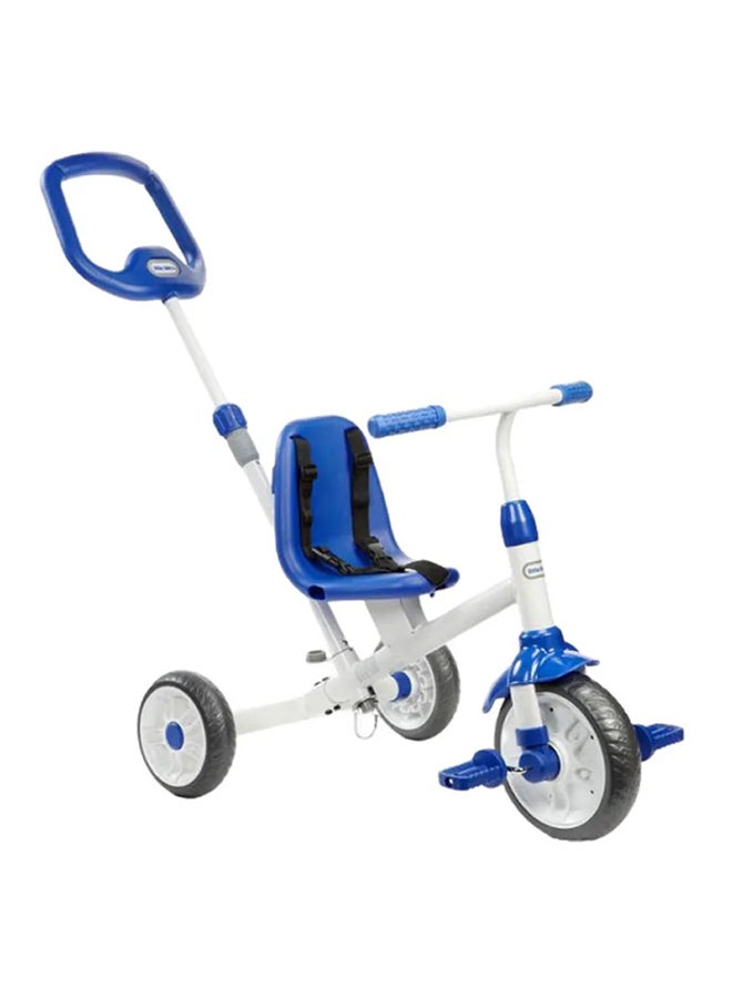 little tikes - Adjustable, Detachable 3-in-1 Steering Trike Ride N Learn Tricycles for Kids 26x19.7x34.25inch - Image 1