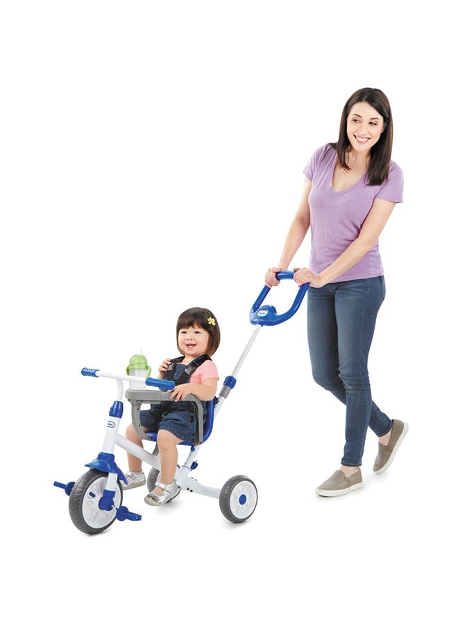 little tikes - Adjustable, Detachable 3-in-1 Steering Trike Ride N Learn Tricycles for Kids 26x19.7x34.25inch - Image 1