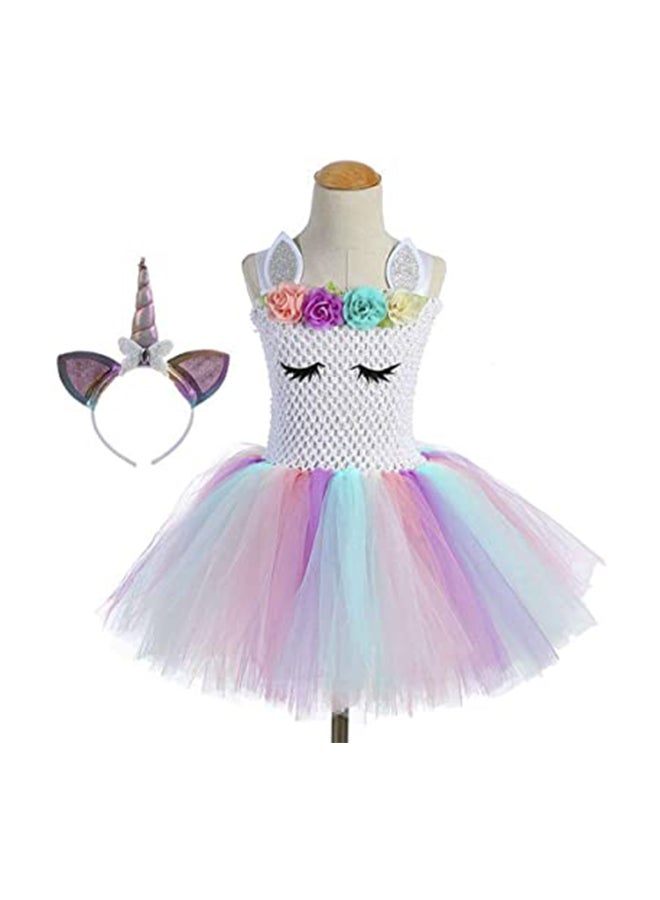 Fairytale Adorable Comfortable Breathable Unicorn Themed Party Fancy Dress Cosplay Costume  - Image 1