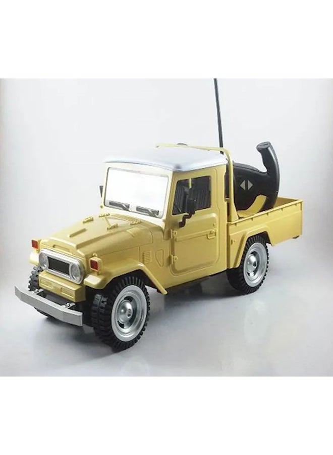 سيارة شاص كلاسيك قديم 1980 ريموت كنترول شحن لون بني كبيرة - Image 2