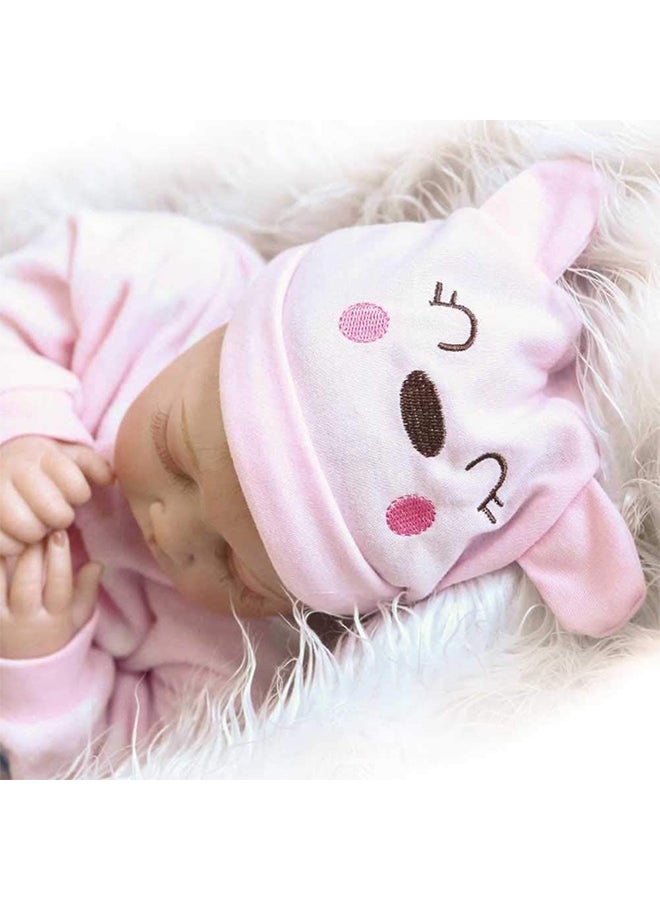 Reborn Baby Doll With Feeding Bottle And Teether 47 x 14 x 23cm - Image 3