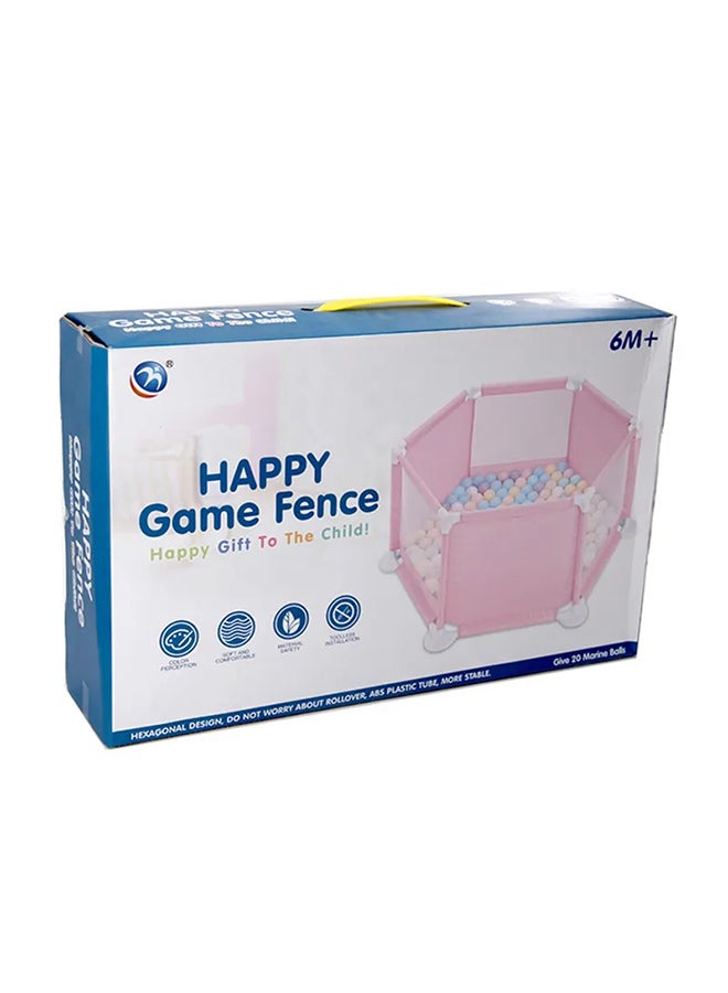 Lightweight Portable Foldable Happy Game Baby Safety Fence Bouncer Toy 115cm  - Image 1