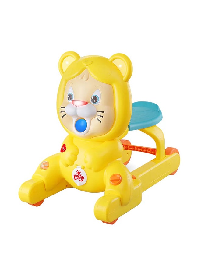 Fengda 2-In-1 Fun Activity Kitten Baby Walker Push And Ride Walk Out First Ride - Image 2