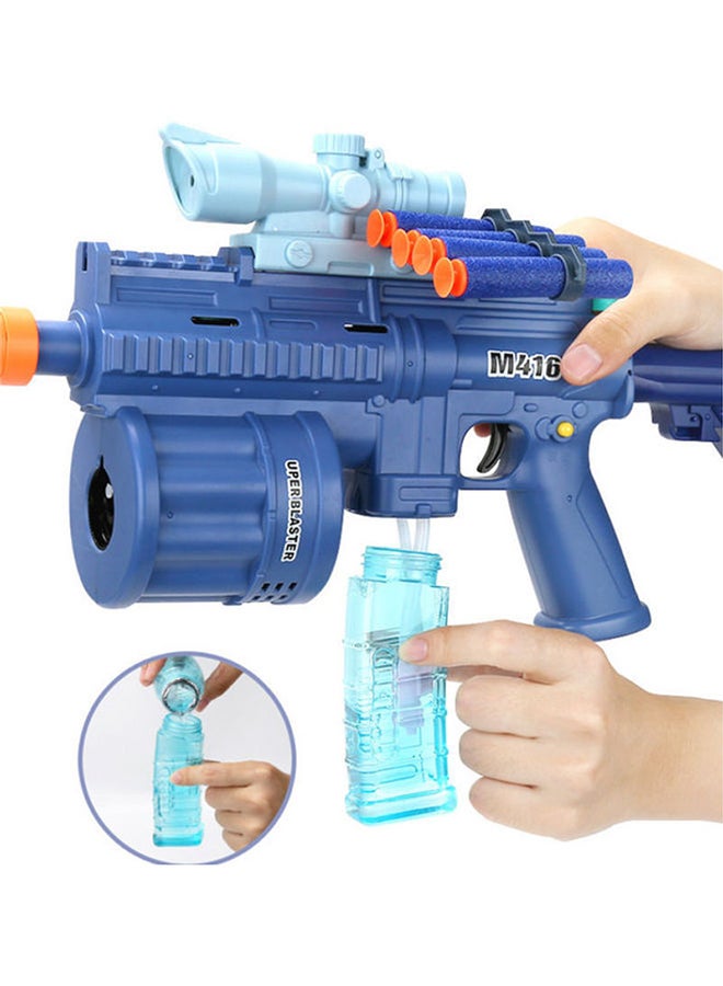 3-In-1 Soft Bullet Bubble Gun Assorted