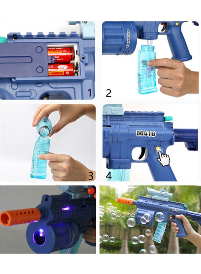 3-In-1 Soft Bullet Bubble Gun Assorted