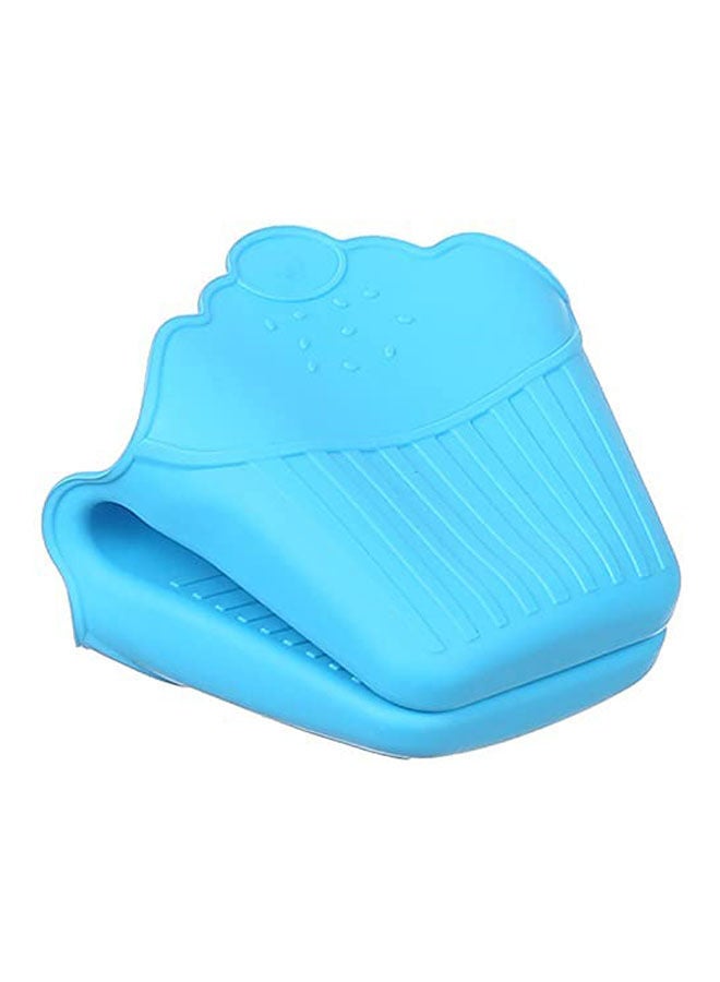 Silicone Patterned Pot Holder For Kitchen Pots Blue  - Image 2