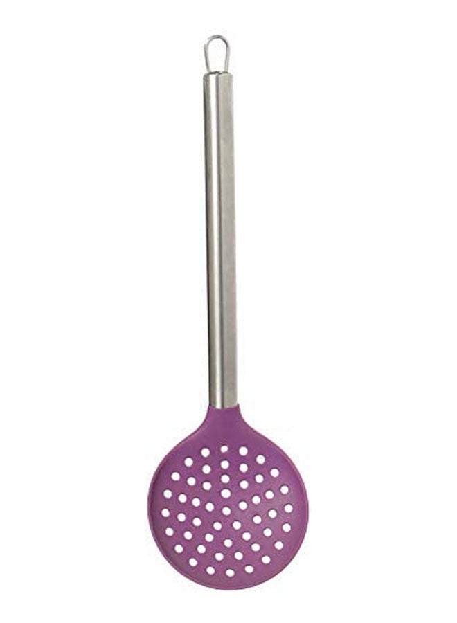 Generic - Silicone Skimmer With Stainless Steel Handle Purple - Image 1