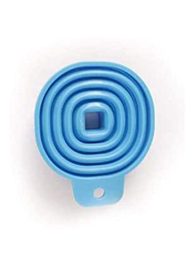 Generic - Sky Kitchen  Funnel Collapsible Set Of 1 Foldable Funnel For Liquid Transfer Blue - Image 1