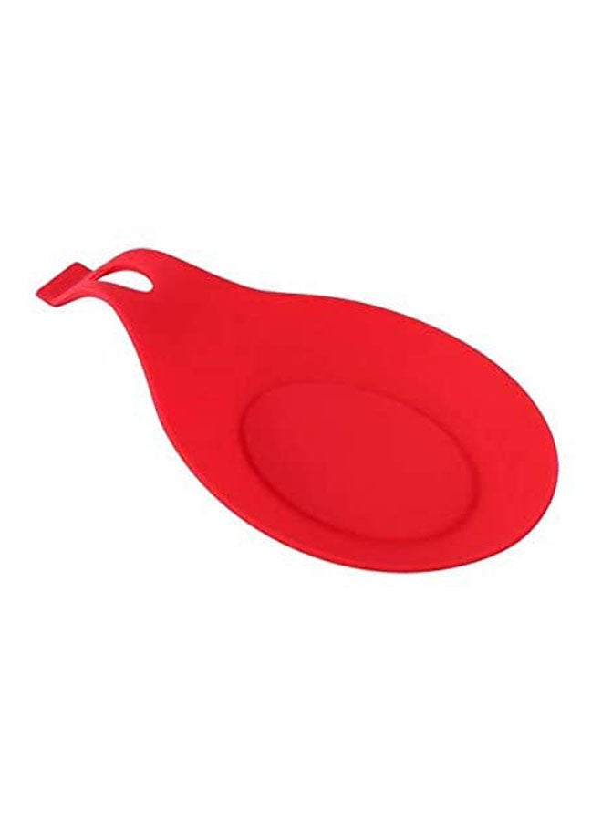Spoon Insulation Mat Silicone Heat Resistant Red  - Image 1