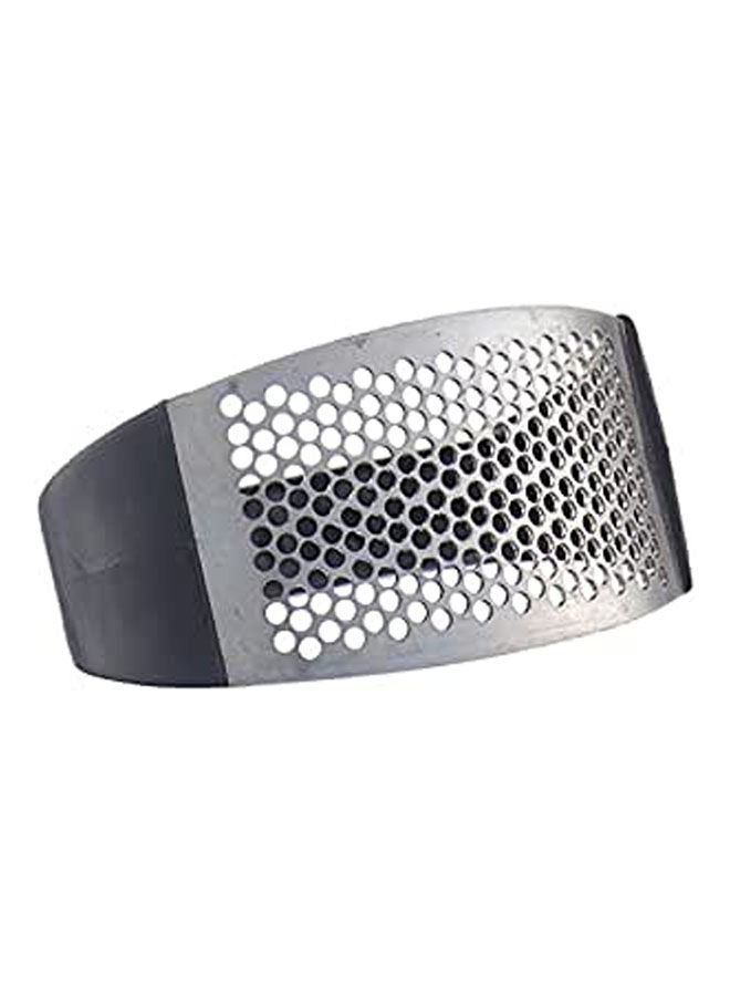Stainless Steel Garlic Grater With Plastic Handle Silver - Image 1