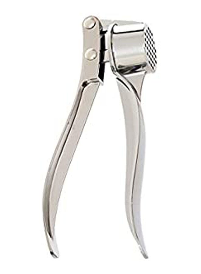 Stainless Steel Garlic Presser With Handle Silver - Image 2