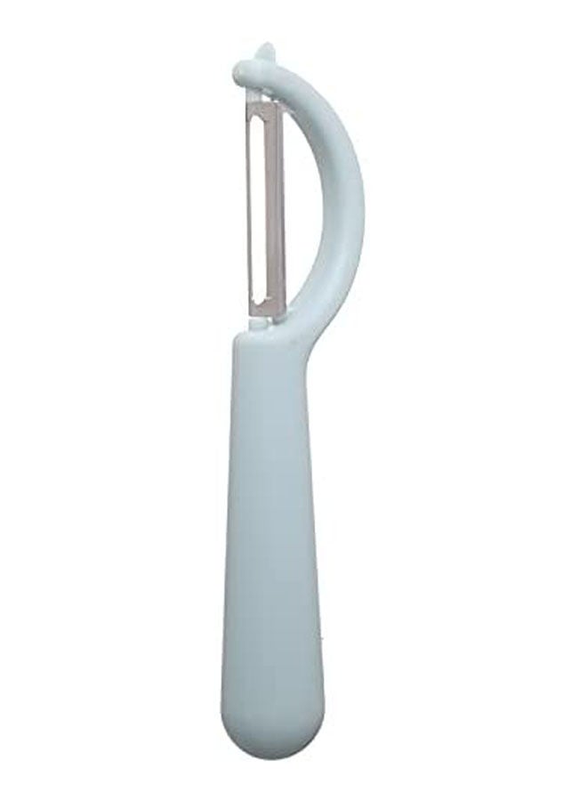 Stainless Steel Peeler With Plastic Handle White 16cm  - Image 2