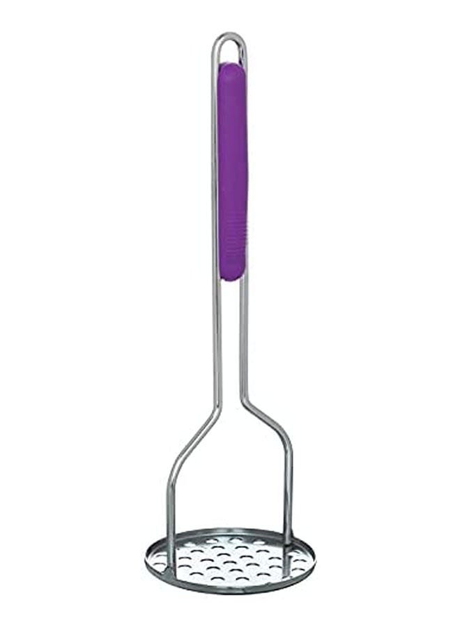 Stainless Steel Potato Masher With Plastic Handle Silver - Image 2