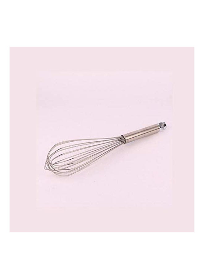 Stainless Steel Whisk With Ring Handle Silver  - Image 1