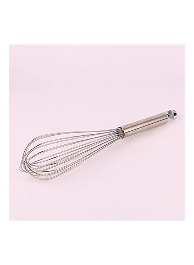 Stainless Steel Whisk With Ring Handle Silver  - Image 1