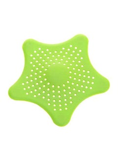 Starfish No Slip Suction Cups Drain Cover/Hair Catcher/Sink Strainers/Silicone Bathroom Drains Strainer/Kitchen Sink Strainer/Hair Strainer Green