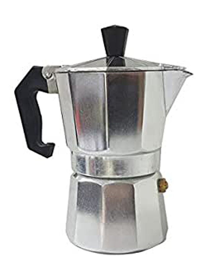 Stove Top Moka Pot/Stove Top Espresso Maker 2 Cups Silver - Image 1