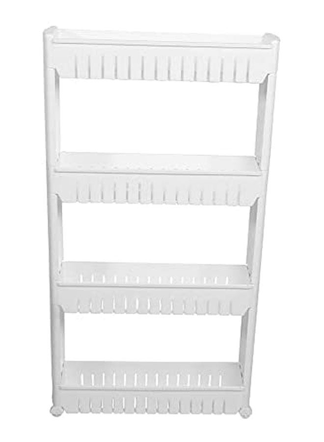Tower Holder Kitchen Trolley Bathroom White  - Image 1