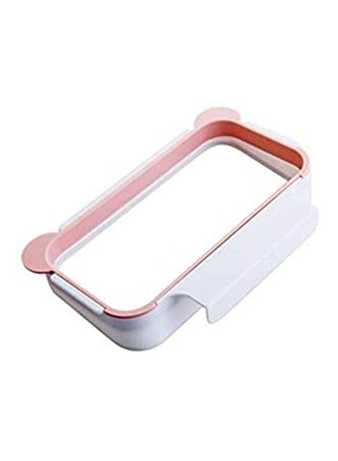 Trash Bag Holder Rack Multi For Kitchen Cabinet Door Storage Cupboard Buckle Plastic Holder Kitchen Towel Rails Rack Pink - Image 1