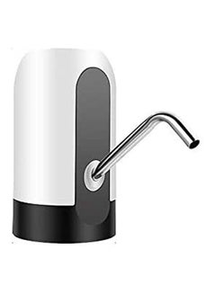 Generic Water Pump Dispenser With Stainless Pipe | Rechargable Electric Gallon Bottle Drinking Button Switch | Easy To Carry | Perfect For Home And Outdoor Multicolour  - Image 1