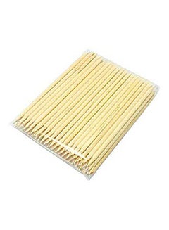 Generic Wood Stick Manicure Cuticle Pusher Beige  - Image 2