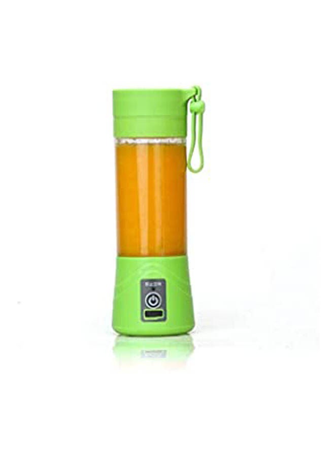 Electric Fruit Juicer Handheld Smoothie Maker Blender Green 380ml