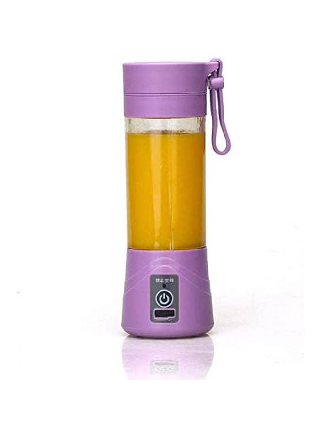 Usb Mini Electric Fruit Juicer Handheld Blender Juice Cup Purple 380ml