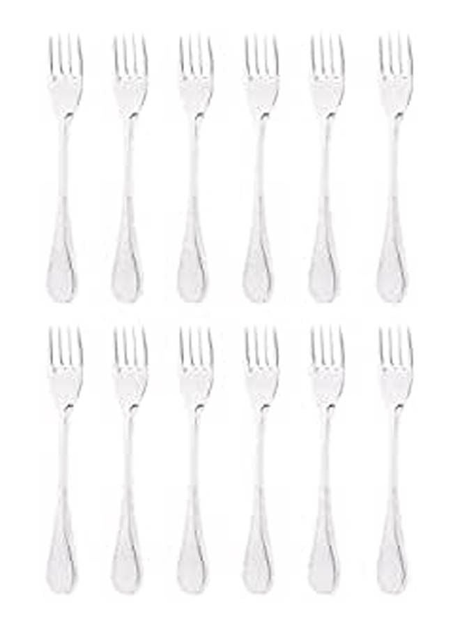 Fork Set 12 Pcs Silver