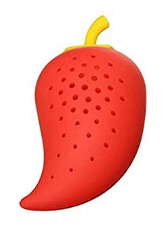 Herb Strainer With Chili Shape Red