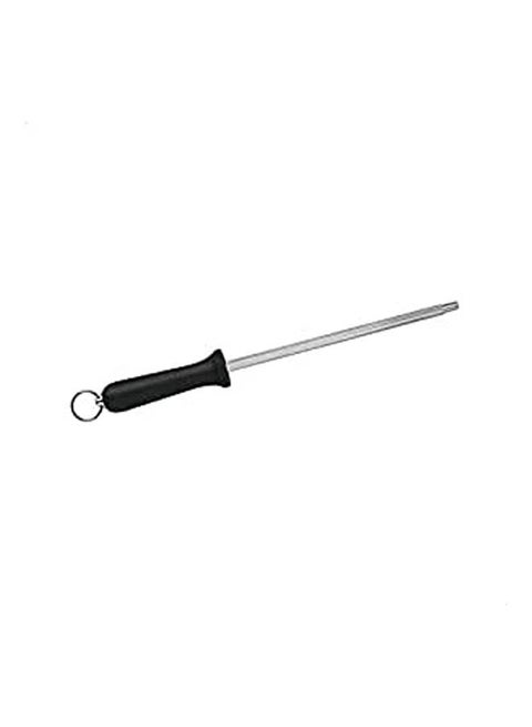 Iron Knife Sharpener With Plastic Handle Black