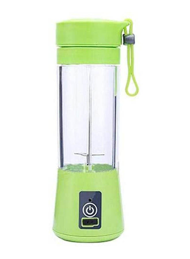 Juicer Mini Portable Rechargeable Blender Green 380ml