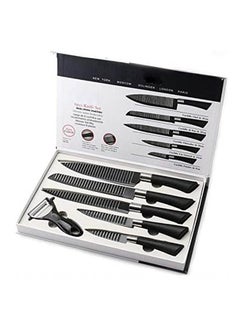 Generic Stainless Steel Knifes Set 6 Pcs Black  - Image 1