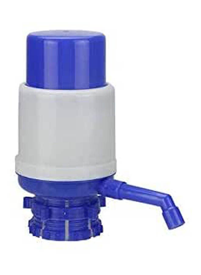 Bottled Drinking Water Hand Press Manual Pump Dispenser Jug Home Office Blue-White 