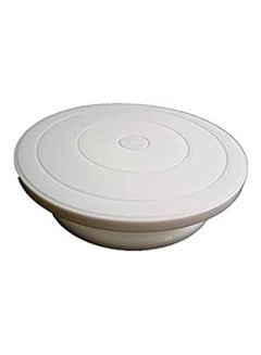 Generic Cake Decorating Turntable - Revolving Rotating Pastry Cupcake Decorative Round Display Stand Cake Tray White 