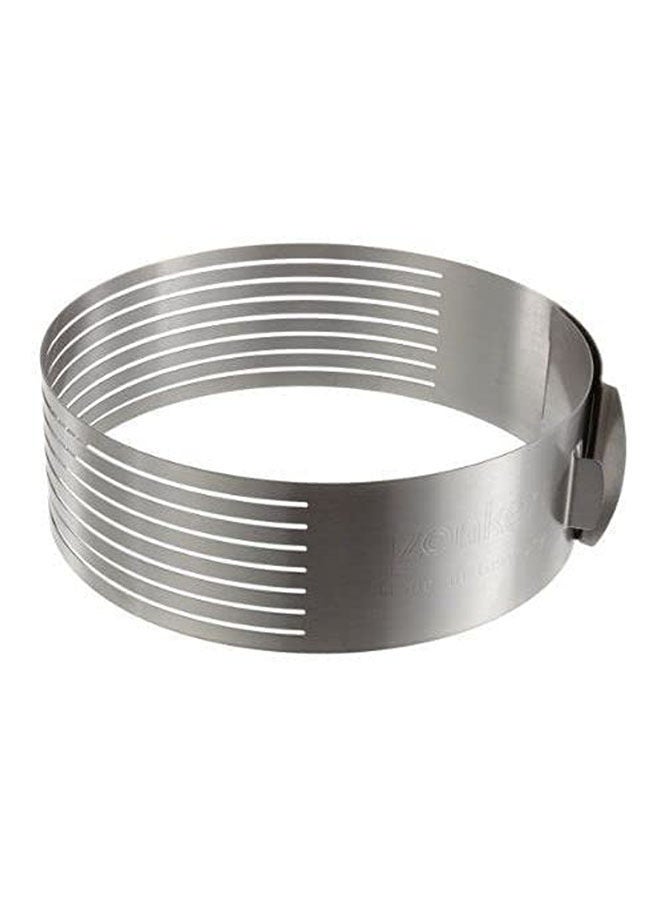 Cake Layer Slicer Ring Silver 