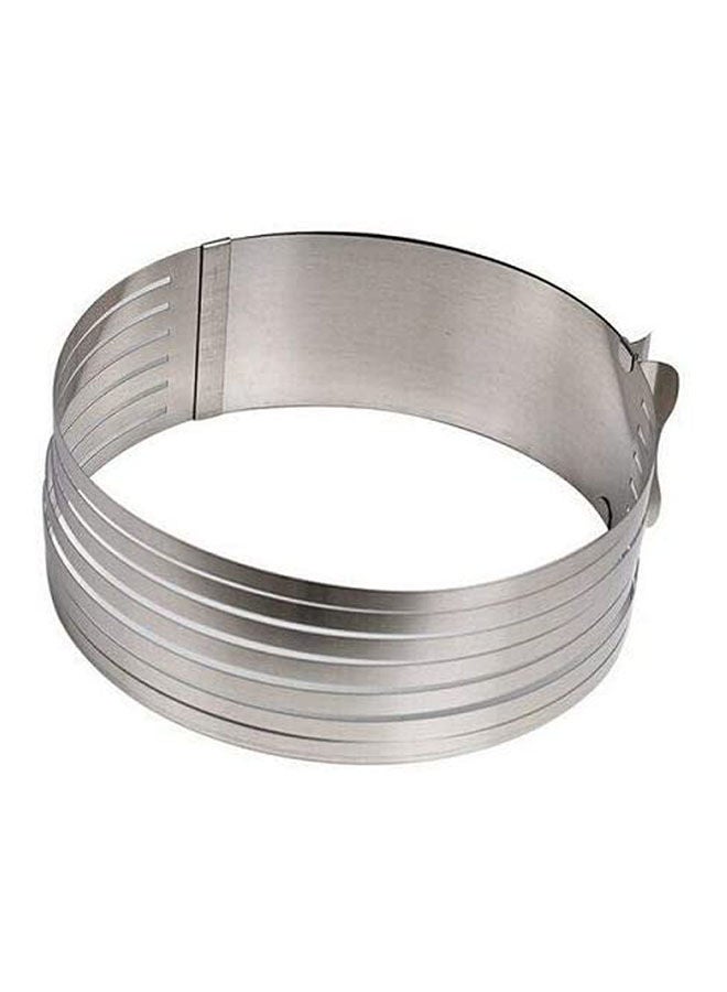 Cake Slicing Ring Silver 