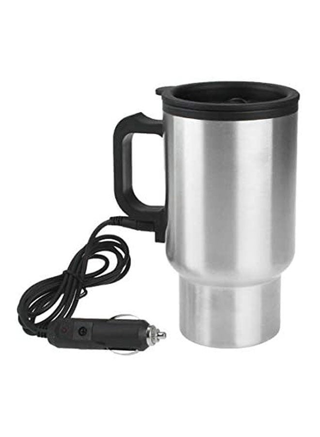Car Design Car Mug Dc 12 Volt Drinking Coffee Bottles Milk Warmer Water Heater Silver