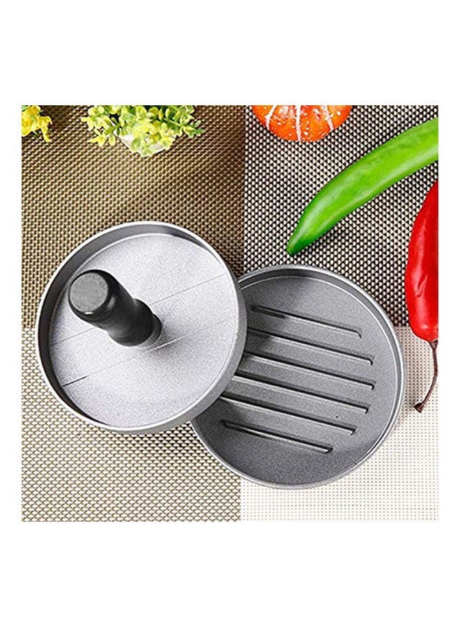 Cooking Tools Hamburger - Patties Maker Burger Hamburger Press Meat Press Cookware Kitchen Dining Bar Tool Silver - Image 2