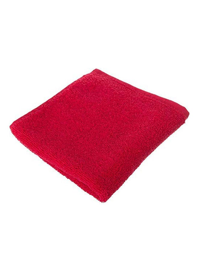 Cotton Solid Pattern- Kitchen Towels Red - Image 1