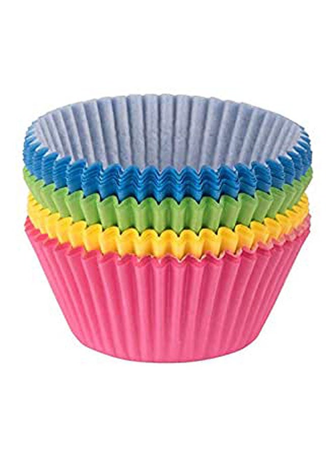 Cupcake Liners Mini Paper Baking Cup Bottom - 100 Pieces Multicolour 